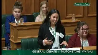 General Debate Speech Puspa Waiata Barua  Youth Parliament 2019