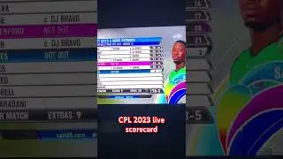 Live score card CPL 2023 august