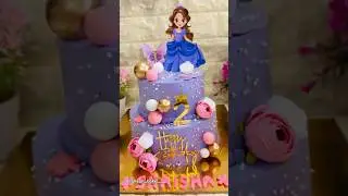 &ldquo;A princess cake for our little princess👸 #cake #shots #dessert