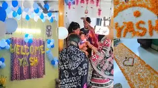 Humare Yash Ka Grand Welcome To His Home 🏠 || Mein bhi Aa Gayi Mayke... Odisha 🇮🇳 