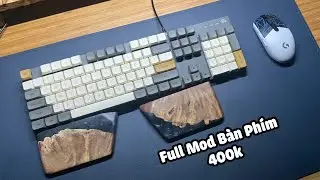 Full Mod chiếc b&agrave;n ph&iacute;m 400k full size Red Switch #NghienSetup