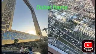 Dubai Frame: A Golden Gateway Between Past & Future | 4K Drone & Timelapse