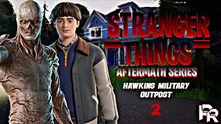 Fortnite Creative - Building Stranger Things Season 5 Map - Downtown HAWKINS Military Base Part 2