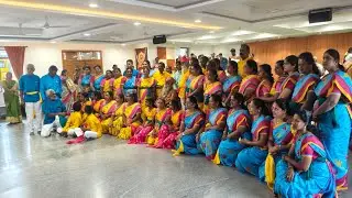 சங்கமம் ஒயிலாட்டம்#தமிழ் கல்லூரி#பேரூர் கோவை#