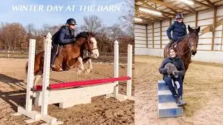 CRAZY WINTER DAY BARN VLOG