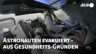 Erstmals ISS-Astronauten aus medizinischen Gründen evakuiert | AFP