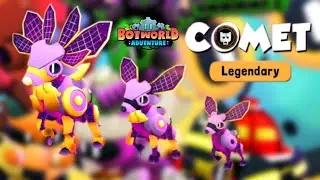 COMET the Legendary Bot lvl1 to lvl20  - BOTWORLD ADVENTURE