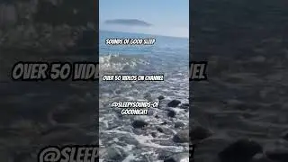 SOUND OF WAVES CRASHING , #wave sounds #wave crashing#asmr #whitenoise #szum fal sen relks