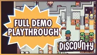 Let's Play the Discounty Demo!! (Full Playthrough, No Commentary) (Supermarket Simulator Game)