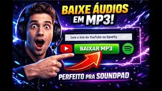 O SITE PERFEITO PRA BAIXAR ÁUDIOS PRO SOUNDPAD (YouTube e Spotify em MP3)