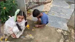 Enjoying Diwali vacation at village#viralvideo #village fun #bacho ki masti
