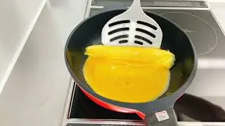 How to cook Japanese Egg roll TAMAGOYAKI using round pan