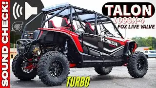 New Honda Talon 1000 Turbo Sound Check: Exhaust + Engine!