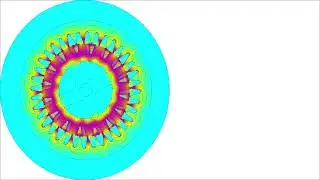 Femm Simulation For a Generator with 16 Magnets N52