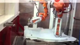 ABB IRB 2600 ROBOT WATERJET CUTTING BOX -2  Robot su jeti
