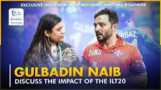 Exclusive interview with Gulbadin Naib | DP World ILT20 | Afghanistan cricket Team | CricTracker