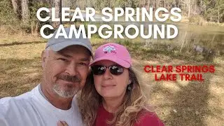Hiking at Clear Springs Campground Roxie Mississippi (Lake Trail)