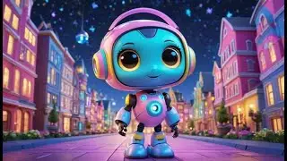 Rosie Robot Lights the Night | Fun Robot Song for Kids | Learning Rhymes and Play