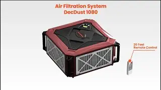 Abestorm 270 Degree Intake Air Filtration System For Woodworking | DecDust 1080