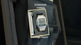 NETFLIX STRANGER THINGS VINTAGE WATCH| #casio #vintagewatches #watch