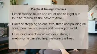 How Do I Keep Salsa Basic Step Timing?