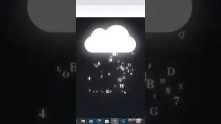 Text Rain Animation using CSS and JavaScript || #shorts #coderindian