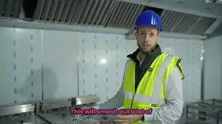 Behind-the-scenes look at our work at the SSE Arena for Char+Mash fitout with Marcon.