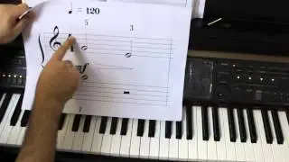 دروس بيانو بالعربي درس 1