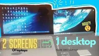 How to make OLD laptop as secondary monitor without MIRACAST (windows 11, 10 , 8.1 , 7 )