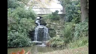 Dunorlan Park, Waterfall and park, Tonbridge Wells, Kent, England.
