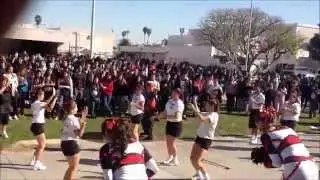 Banning High School Pep Rally - Mighty Marching Pilots and Cheer - 2013