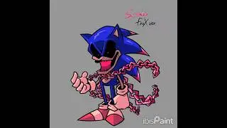 I redesigned scrimbo  #fnf #sonicexe #sonicthehedgehog #sonicexefnf #rerun #drawing #redesign