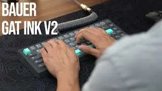 Endgame Bauer Keyboard with Gateron Ink Black V2 Typing Sounds