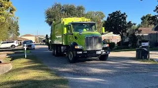 GFL:Peterbilt 567 CNG Heil powertrak on manual recycling 733006