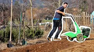 Come si LAVORA l'orto con il MOTOCOLTIVATORE