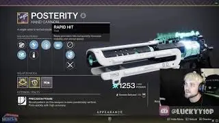 GOD ROLL POSTERITY GUIDE! NEW RAID HAND CANNON!