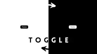 dark theme to light theme toggle in javascript | web project | Toggle effect using JavaScript