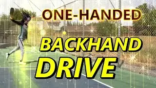 One-Handed Backhand Topspin Drive Tutorial - Pickleball Instructional