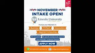 Study Abroad at Lincoln University | November Intake 2025 🎓🌍| Get Direction Global