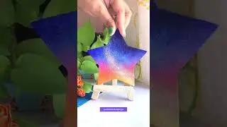 MDF Plywood Art | Easy Acrylic Painting | Quick Tutorial For Beginners | #shorts #youtubeshorts