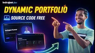 Dynamic Developer Portfolio Website 🚀 | Full Source Code FREE | Admin Dashboard | Project Demo