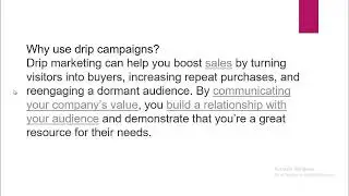 What is drip marketing? | Mailchimp