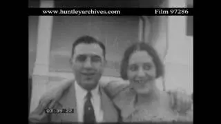 The Frankel Family, Siglap, Singapore in 1931.  Archive film 97286