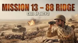 Call of Duty 2 Mission 13 &ndash; 88 Ridge | Northwestern Libya Gameplay Walkthrough [PC]