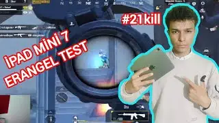 İPAD MİNİ 7 ERANGEL PERFORMANCE PUBG MOBİLE 21 KİLL GAME PLAY #keşfet