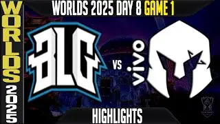 BLG vs VKS Highlights Game 1 | Worlds 2025 Day 8 Swiss | Bilibili Gaming vs Vivo Keyd Allstars G1