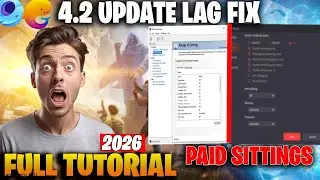 🔥 Gameloop Lag Fix 2026 | No FPS Drop, No Stutter | PUBG Mobile 4.2 Lag FIXED!