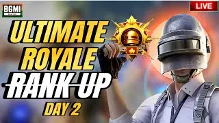 BGMI ULTIMATE ROYALE | RANK UP DAY 2 | DUSK IS LIVE | #bgmi #bgmilive #duskislive #live