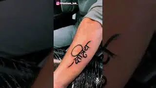 khastriya tattoo | name tattoo in hindi | titanium ink | Jammu