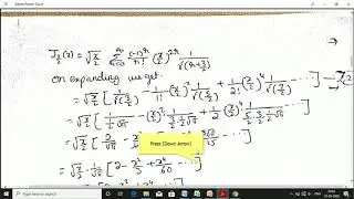 properties of Bessel function